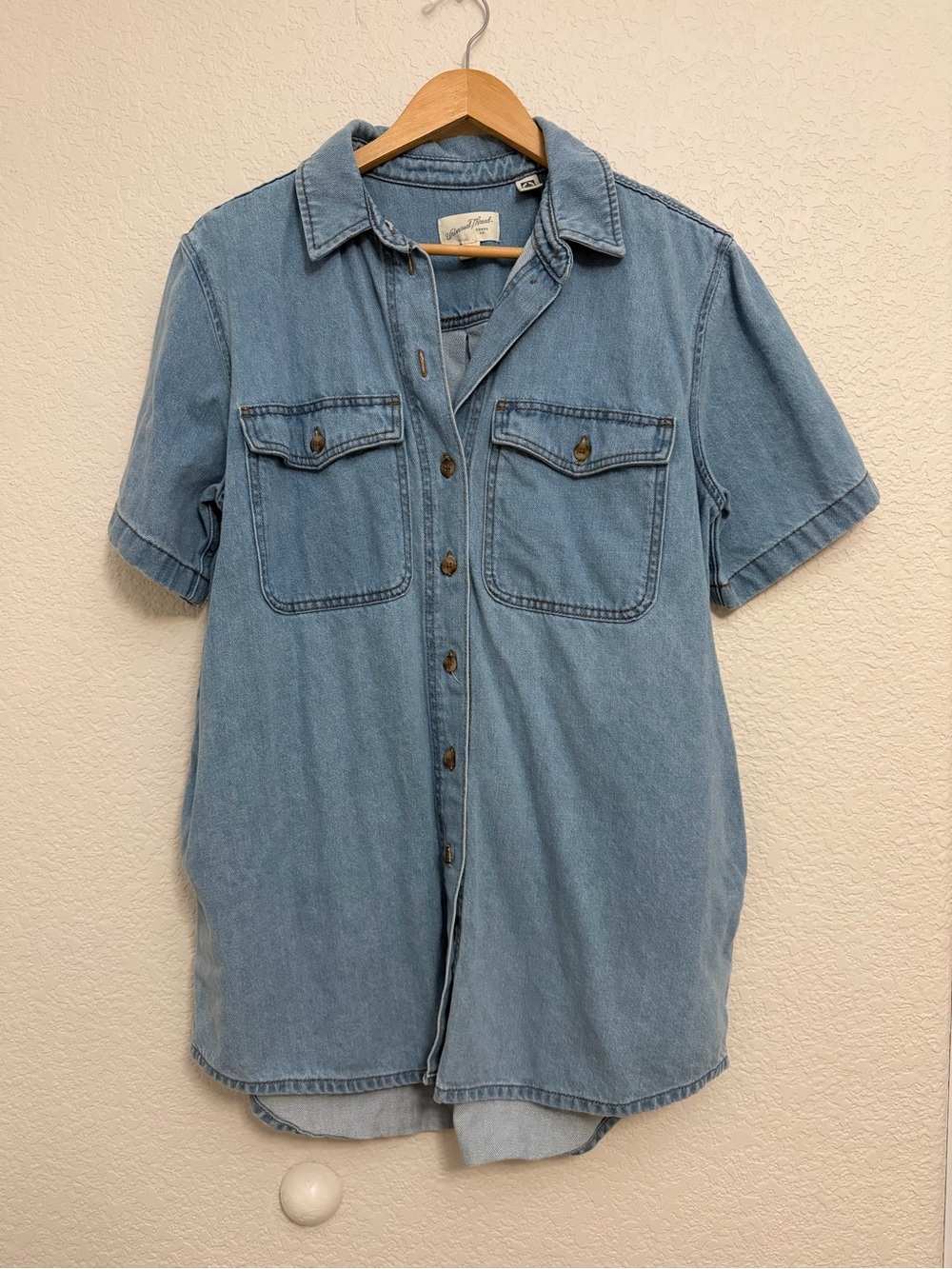 Universal Thread Denim Front Button Dress